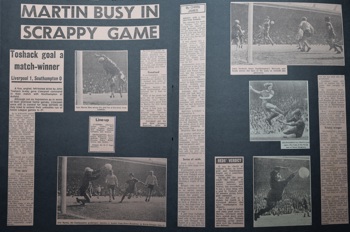 Press report from Adrian Killen's scrapbook